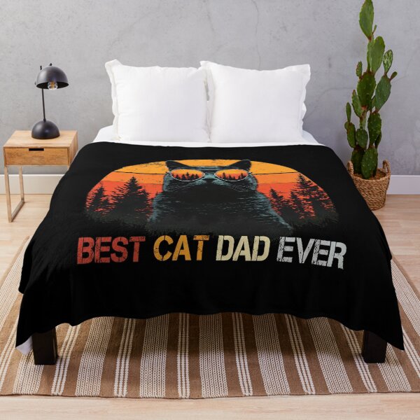 Item preview, Retro Cat Dad Sunset Graphic designed and sold by GiaoCalonas.