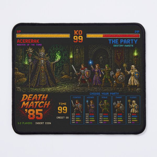Item preview, Acererak Death Match ’85 – Retro Fantasy Arcade designed and sold by obstinator.