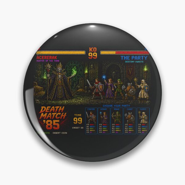 Item preview, Acererak Death Match ’85 – Retro Fantasy Arcade designed and sold by obstinator.