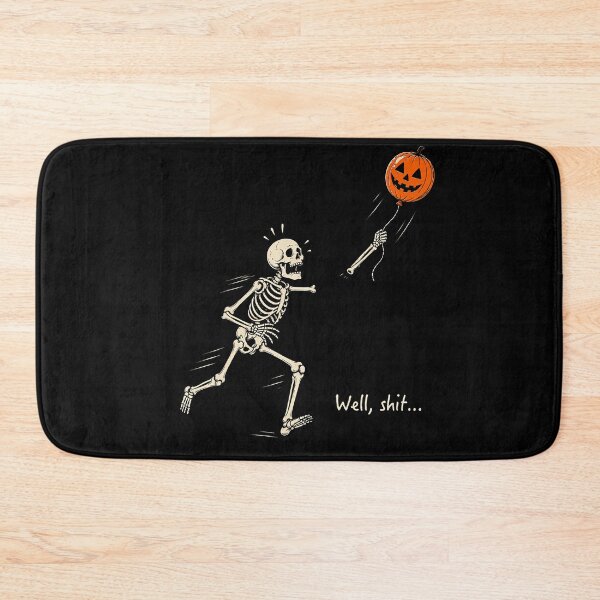 Item preview, Skeleton Lost Balloon Funny Halloween Retro Saying designed and sold by Khescoiu.