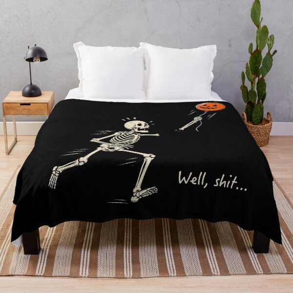 Item preview, Skeleton Lost Balloon Funny Halloween Retro Saying designed and sold by Khescoiu.