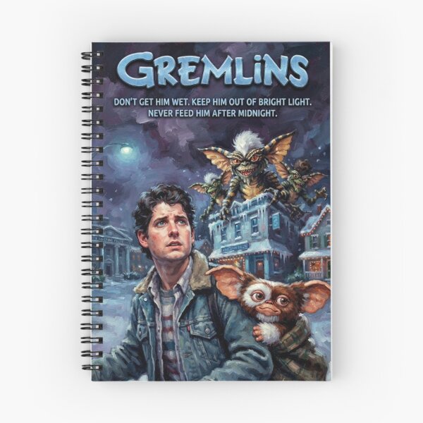 Item preview, Gremlins Snowy Town Fine Art Tribute designed and sold by Art's Diner.