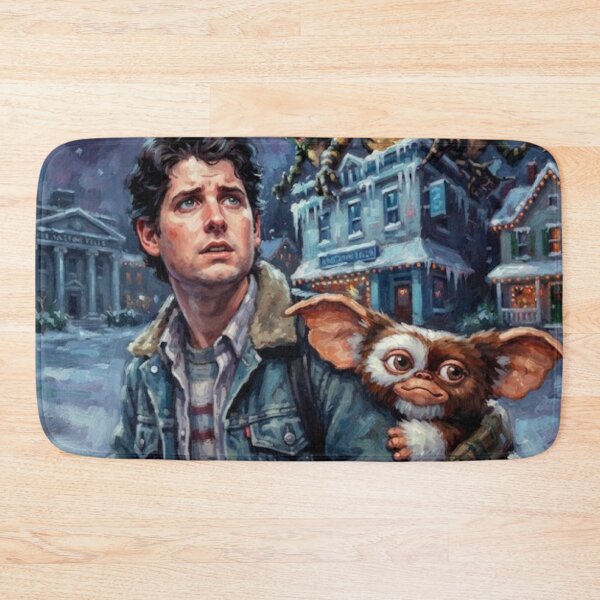 Item preview, Gremlins Snowy Town Fine Art Tribute designed and sold by Art's Diner.