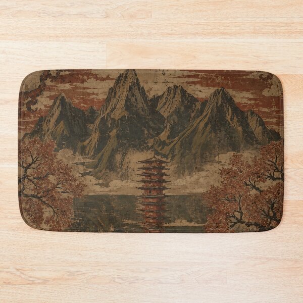 Item preview, Glow of the Pagoda Part 9 ''Convergence'' (Ancient Mural) designed and sold by MaxDreamsArt.