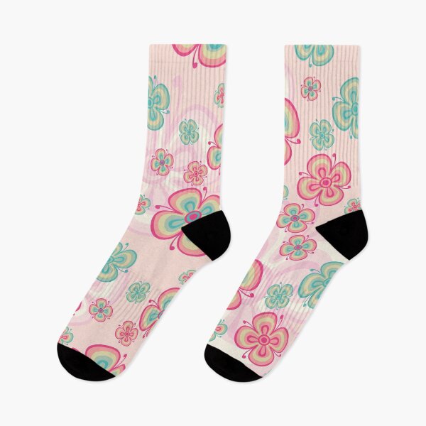 Item preview, Pastel retro floral seamless pattern background designed and sold by prapapon.