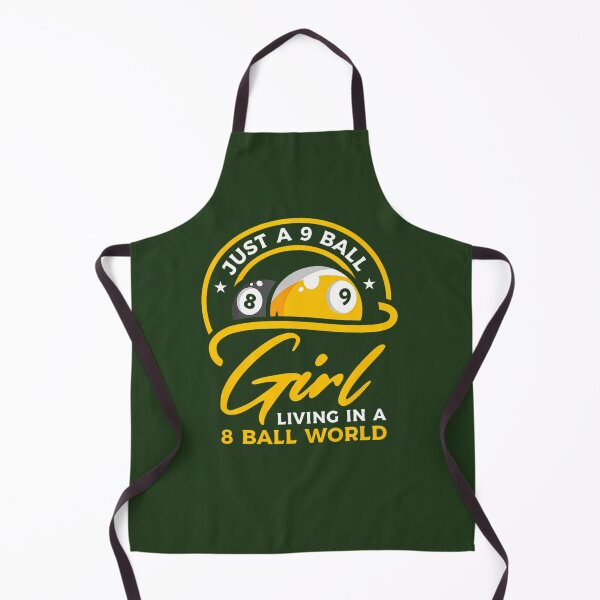 Item preview, 9 Ball Girl Living In 8 Ball World Pool Snooker Billiards 121 designed and sold by BRBDesignsCo.