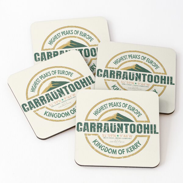 Item preview, Carrauntoohil Ireland Mountain Badge | European Heritage Series-LBG designed and sold by N72 Heritage.