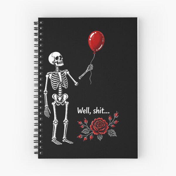 Item preview, Skeleton Lost Balloon Gothic Skull Halloween Humor designed and sold by Khescoiu.