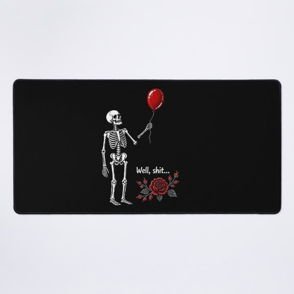 Item preview, Skeleton Lost Balloon Gothic Skull Halloween Humor designed and sold by Khescoiu.