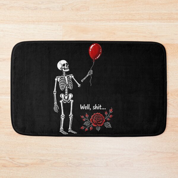 Item preview, Skeleton Lost Balloon Gothic Skull Halloween Humor designed and sold by Khescoiu.