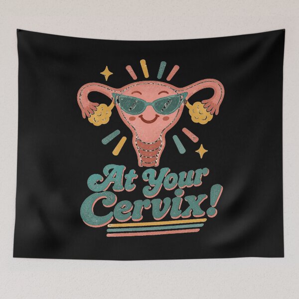 Item preview, At Your Cervix Funny Gynecologist Vintage designed and sold by BeardWave.