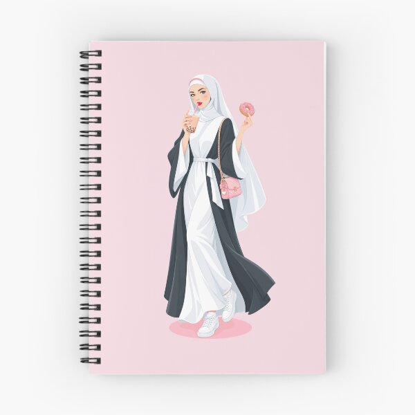 Item preview, Fashion Nun with Boba and Donut – Cute Catholic Street Style designed and sold by KungPowUnicorn.