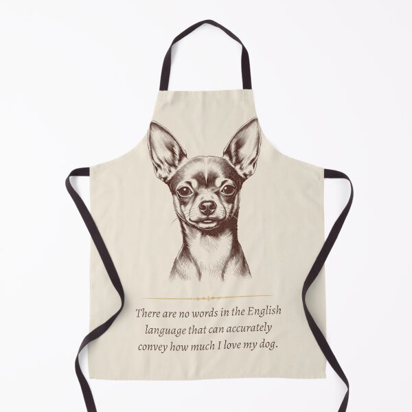 Item preview, Chiweenie Dog Lover Gift – Vintage Portrait & Dog Love Quote designed and sold by WaggingTailsCo.