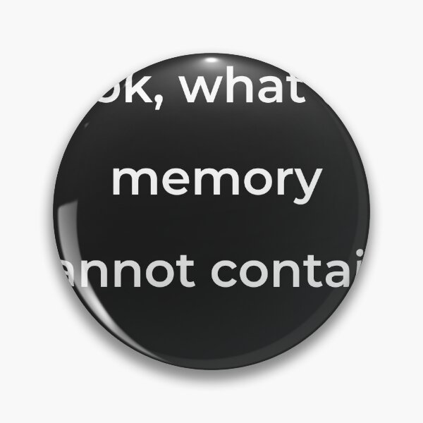 Item preview, “Look, what thy memory cannot contain,” - print white designed and sold by ariksworld.