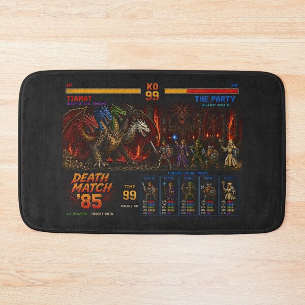 Item preview, Dragon Death Match ’85 – Retro Fantasy Arcade designed and sold by obstinator.