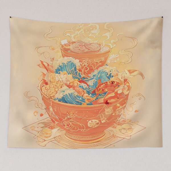 Item preview, The Great Wave of Flavor designed and sold by ONYX Pixee.