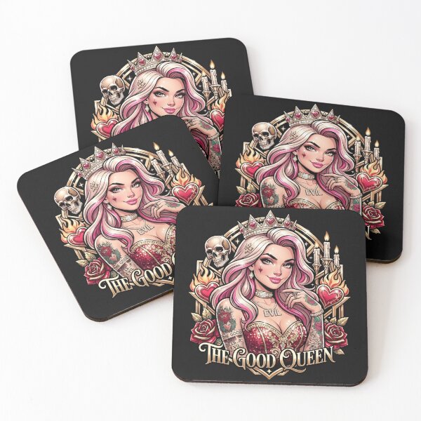 Item preview, Blonde Princess Wearing Heart Crown designed and sold by Voodoo Store Paranormal Collections.