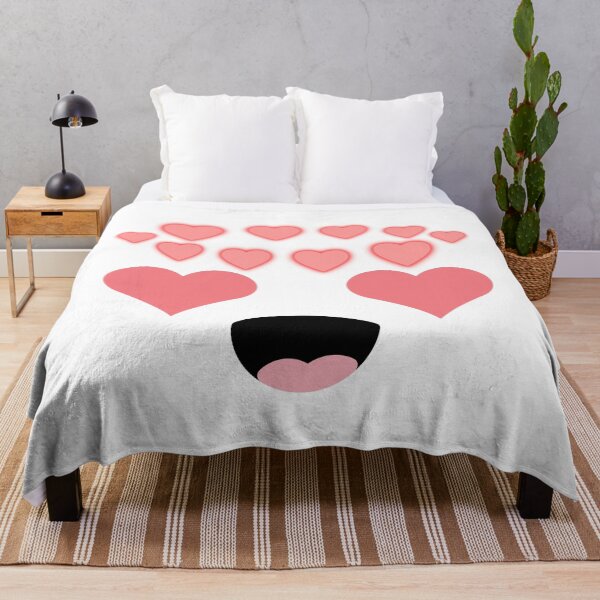 Item preview, Sweet kawaii heart eyes smiling in love face designed and sold by BlushyPrint.
