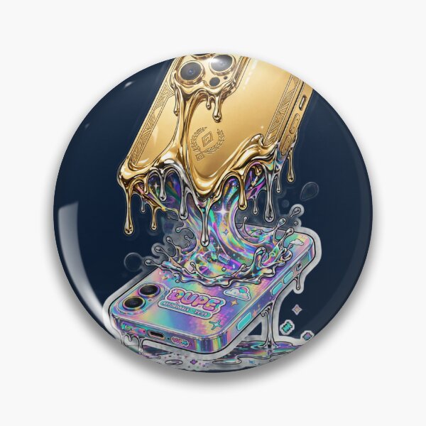 Item preview, Luxury Phone Melting Into Holographic Dupe designed and sold by ChinzorigBAY.
