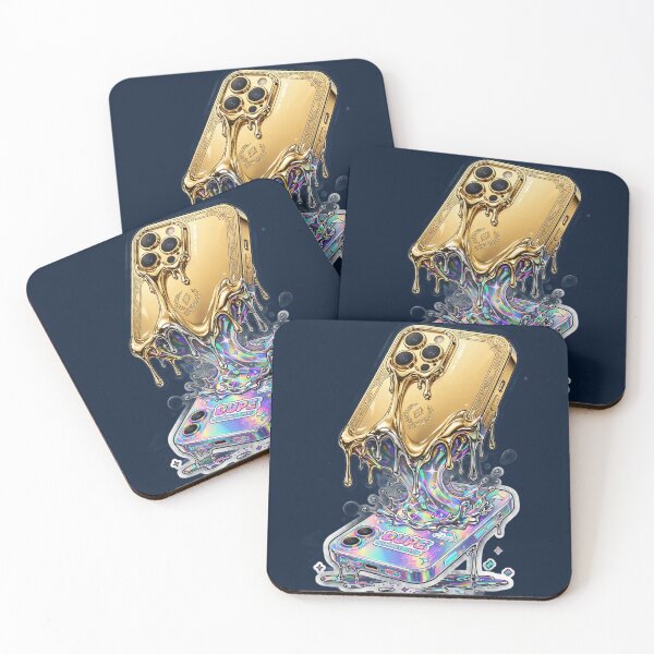 Item preview, Luxury Phone Melting Into Holographic Dupe designed and sold by ChinzorigBAY.