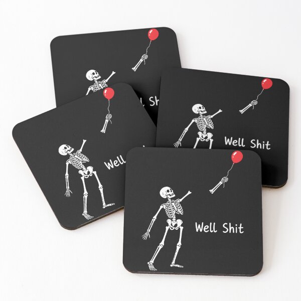 Item preview, Skeleton Lost Balloon Funny Halloween Saying designed and sold by Khescoiu.