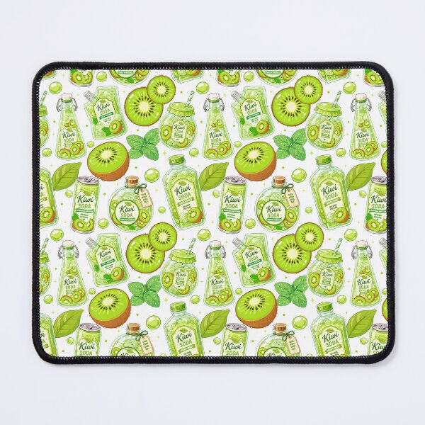 Item preview, Cute Kiwi Soda Seamless Pattern  designed and sold by KJackArtwork.