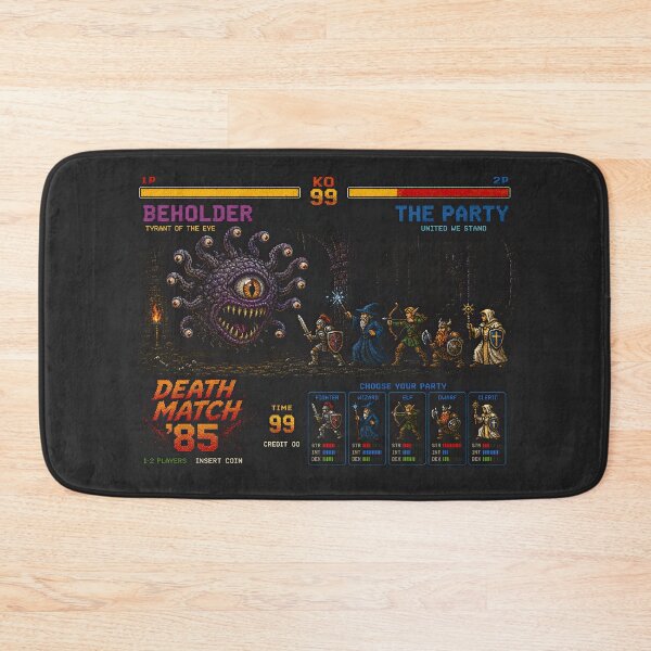 Item preview, Beholder Death Match ’85 – Retro Fantasy Arcade designed and sold by obstinator.
