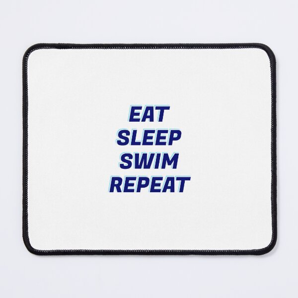 Item preview, Funny swimmer - Eat sleep swim repeat designed and sold by Inspirationmotivation.