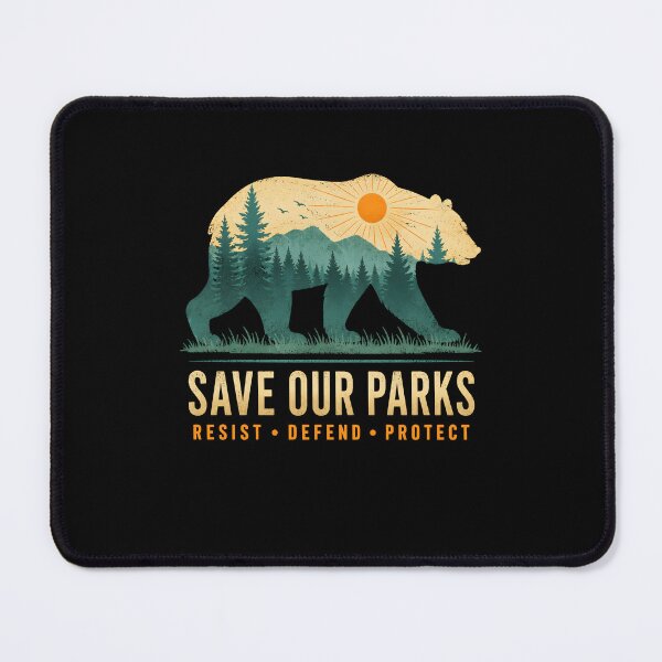 Item preview, Save Our Parks Resist Defend Protect designed and sold by lorna-saway.