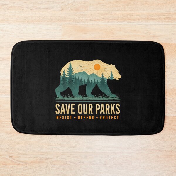 Item preview, Save Our Parks Resist Defend Protect designed and sold by lorna-saway.