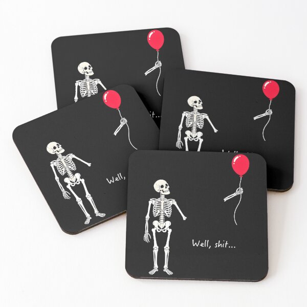 Item preview, Skeleton Lost Balloon Funny Halloween Quote designed and sold by Khescoiu.