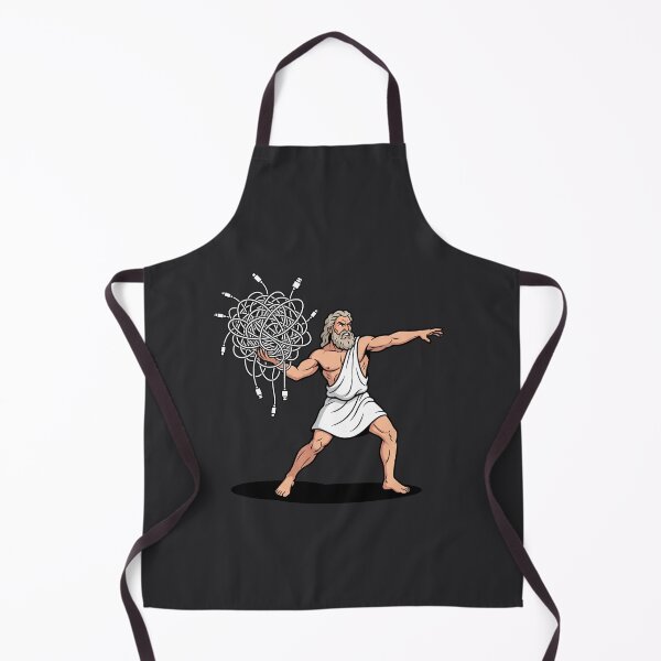 Item preview, Greek God Zeus Throwing Tangled Charger Cables designed and sold by Rare By Hero.