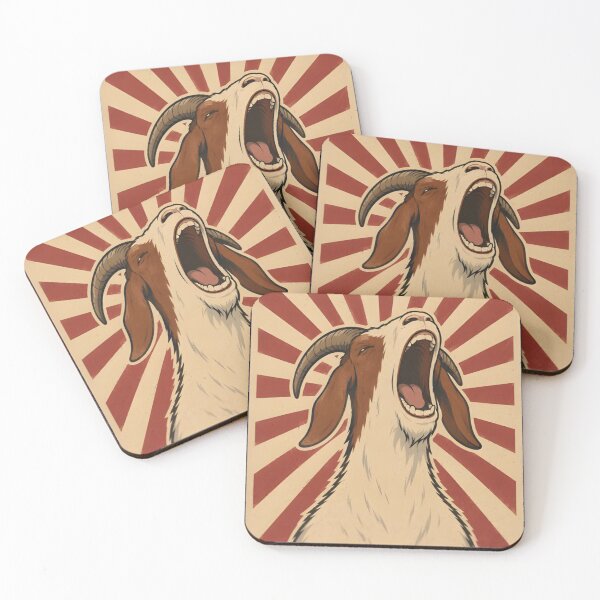 Item preview, AAAAAAAAAA! Retro Screaming Goat designed and sold by Charisma Enigma.