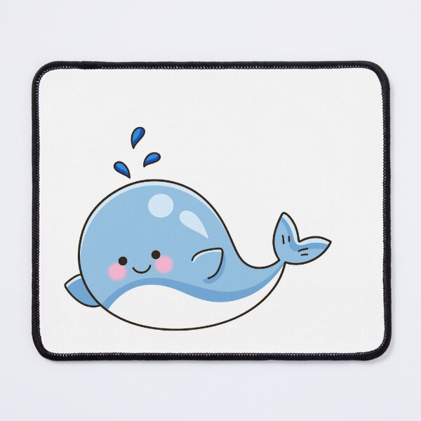 Item preview, Cute Kawaii Blue Whale Kids Gift designed and sold by Porpor Artwork.
