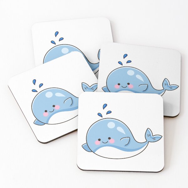 Item preview, Cute Kawaii Blue Whale Kids Gift designed and sold by Porpor Artwork.