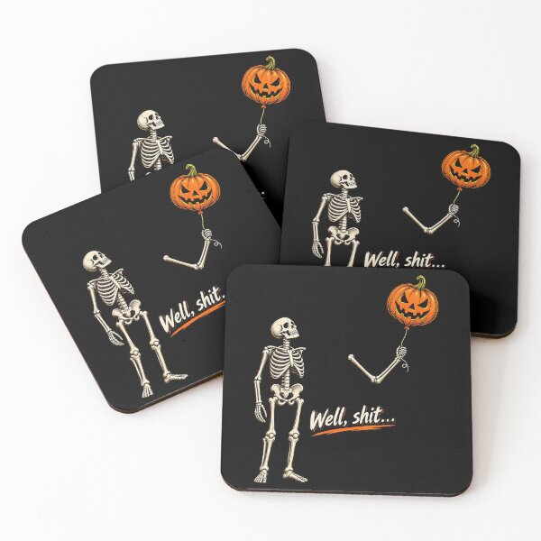 Item preview, Skeleton Lost Balloon Funny Halloween Quote designed and sold by Khescoiu.