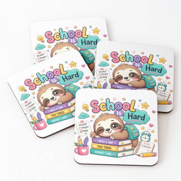Item preview, School Is Hard Sloth designed and sold by Alaakadry800.