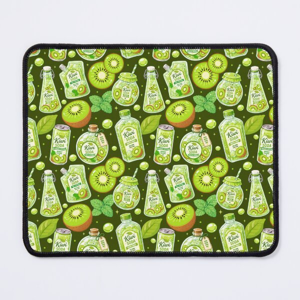 Item preview, Cute Kiwi Soda Seamless Pattern designed and sold by KJackArtwork.