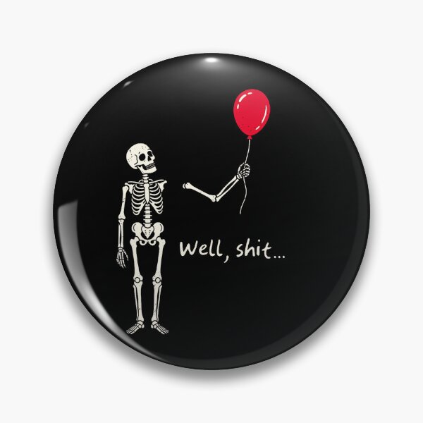 Item preview, Skeleton Lost Balloon Funny Halloween Saying designed and sold by Khescoiu.