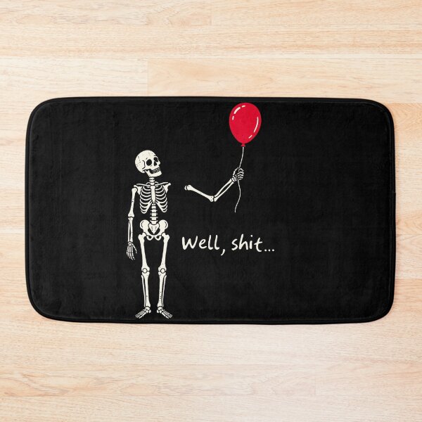 Item preview, Skeleton Lost Balloon Funny Halloween Saying designed and sold by Khescoiu.