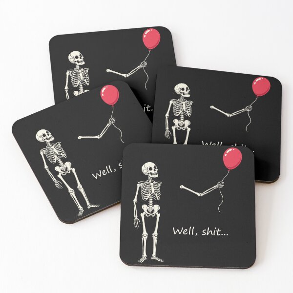 Item preview, Skeleton Lost Balloon Funny Halloween Quote designed and sold by Khescoiu.
