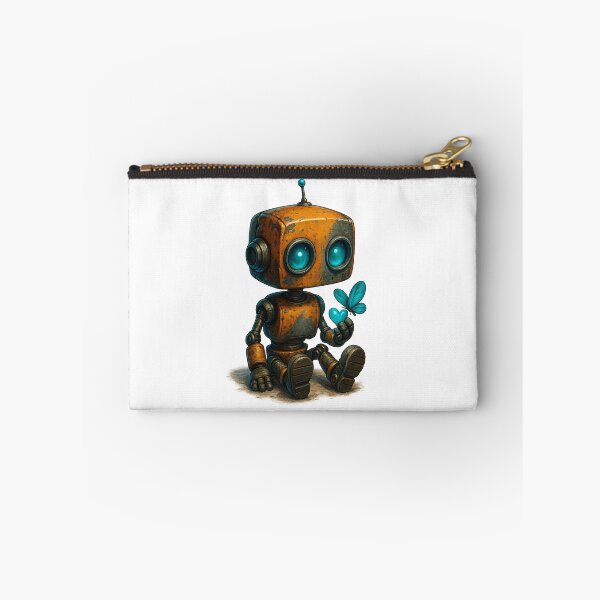 Item preview, Cute Robot with Butterfly – Gentle Moment designed and sold by Yomere.