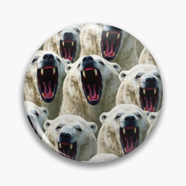 Item preview, Roaring Polar Bear Pattern designed and sold by pUNKnown.