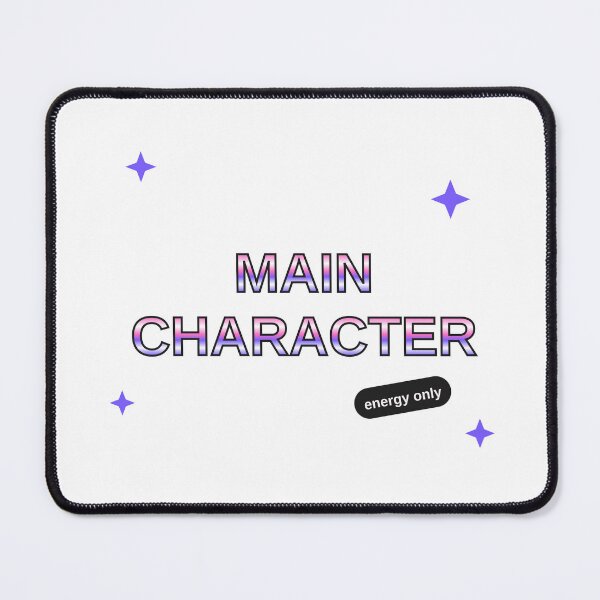 Item preview, Main Character Energy Only – Pink Purple Aesthetic Statement Design designed and sold by RobertArt08.