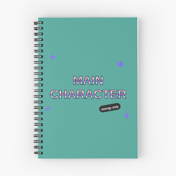 Item preview, Main Character Energy Only – Pink Purple Aesthetic Statement Design designed and sold by RobertArt08.