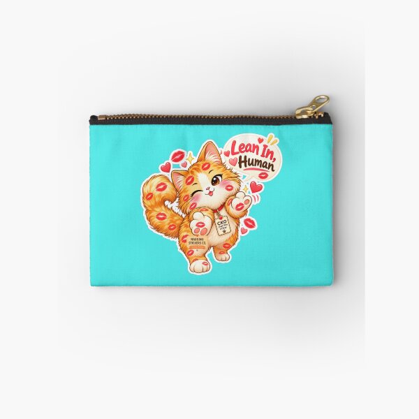Item preview, BISOU KISS CAT2 BY NAGGINGSTICKERSCO. LEAN IN HUMAN! COLLECTION | AQUA Edition | No.01 designed and sold by LaMaisonOfMY.