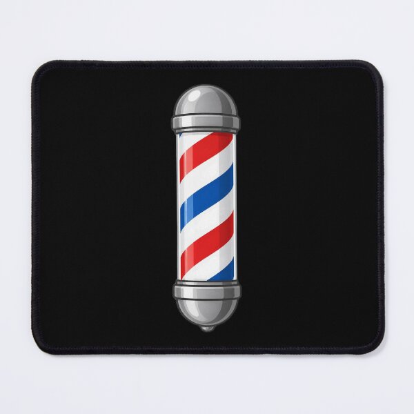 Item preview, Minimal Red White Blue Barber Pole Art designed and sold by Barber MD Culture.