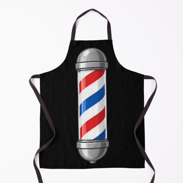 Item preview, Minimal Red White Blue Barber Pole Art designed and sold by Barber MD Culture.
