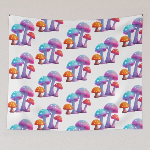 Item preview, Bioluminescent Mushrooms designed and sold by wyli-eblow.