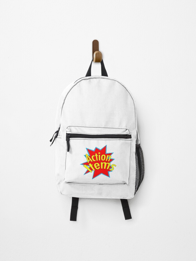 Thumbnail 1 of 3, Backpack, Action Items designed and sold by ericka-devito.
